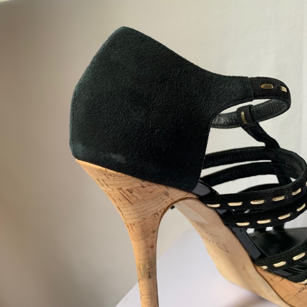 Christian Dior Antica Black Suede Sandal 39 - Picture 7 of 10